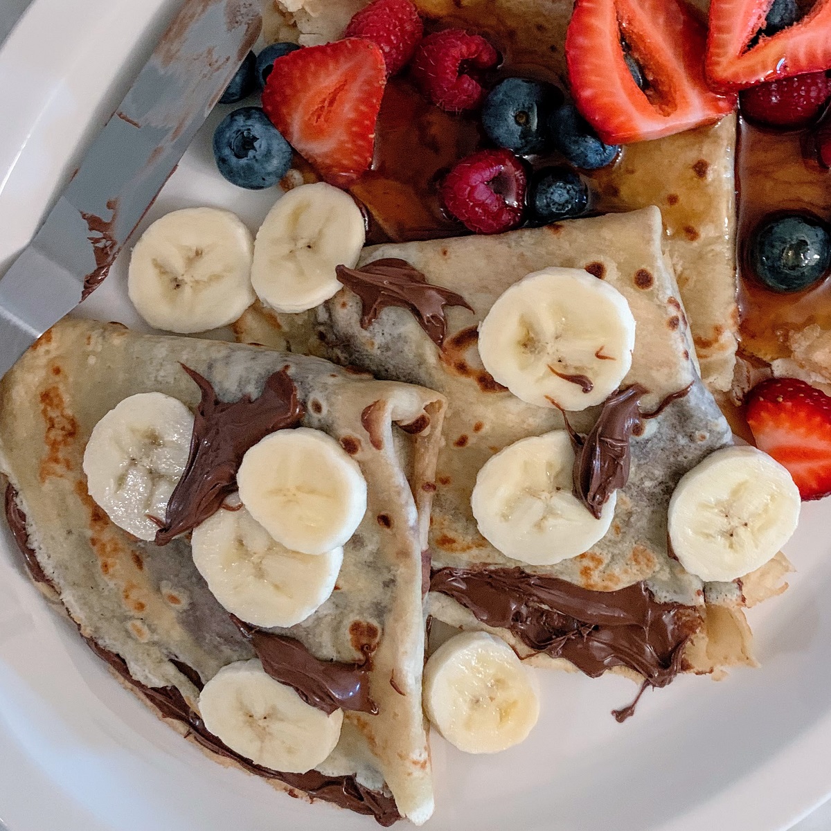 Crêpes with Nutella and Banana - The All Purpose Kitchen